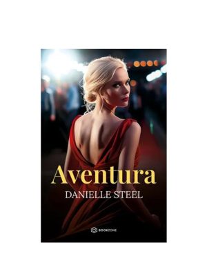 Cartea Aventura de Danielle Steel alături de un buchet, livrare flori Iași prin azalee.ro